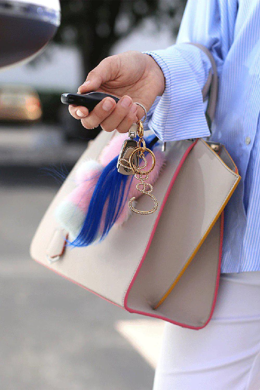 Cool Rhinestone Keychain - 2
