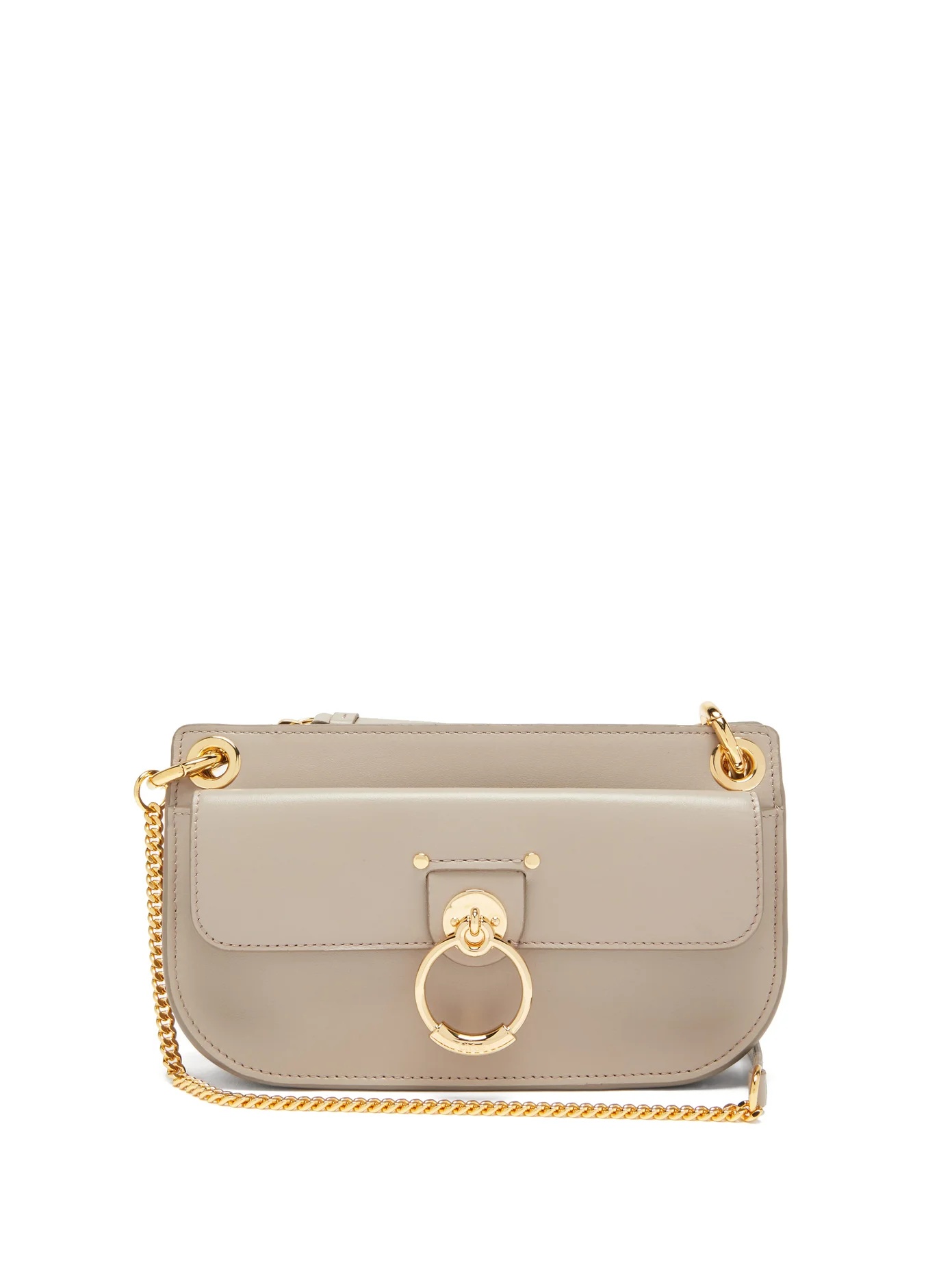 Tess mini leather cross-body bag - 1