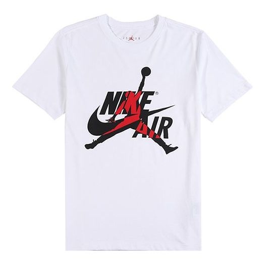 Air Jordan Jumpman Logo Sports short sleeve Men White BV5906-100 - 1