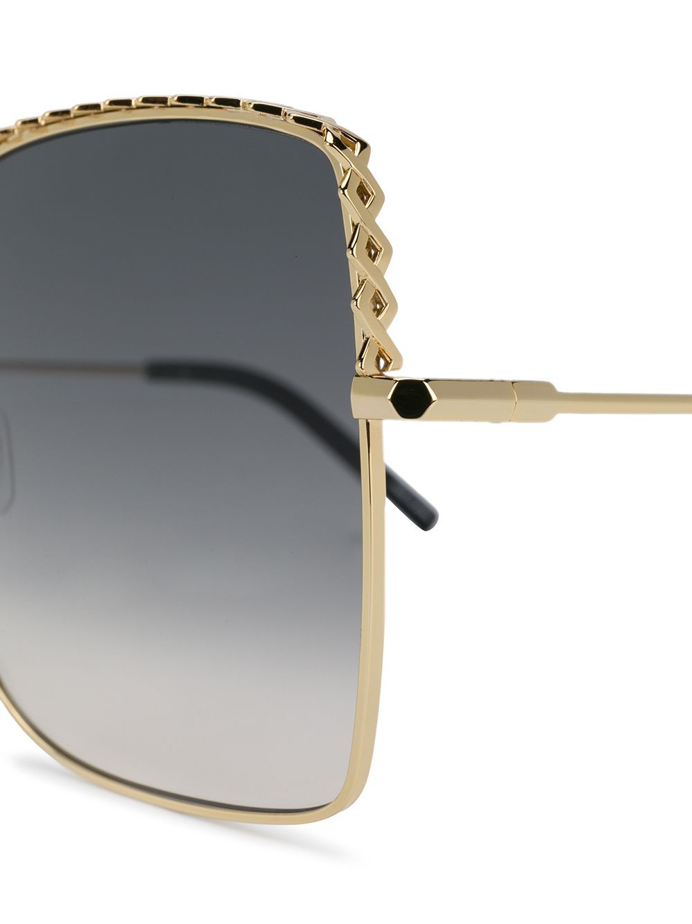 ornate frame sunglasses - 3