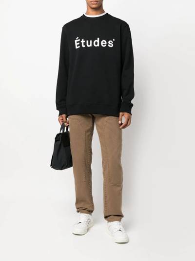 Étude logo-print organic-cotton sweatshirt outlook