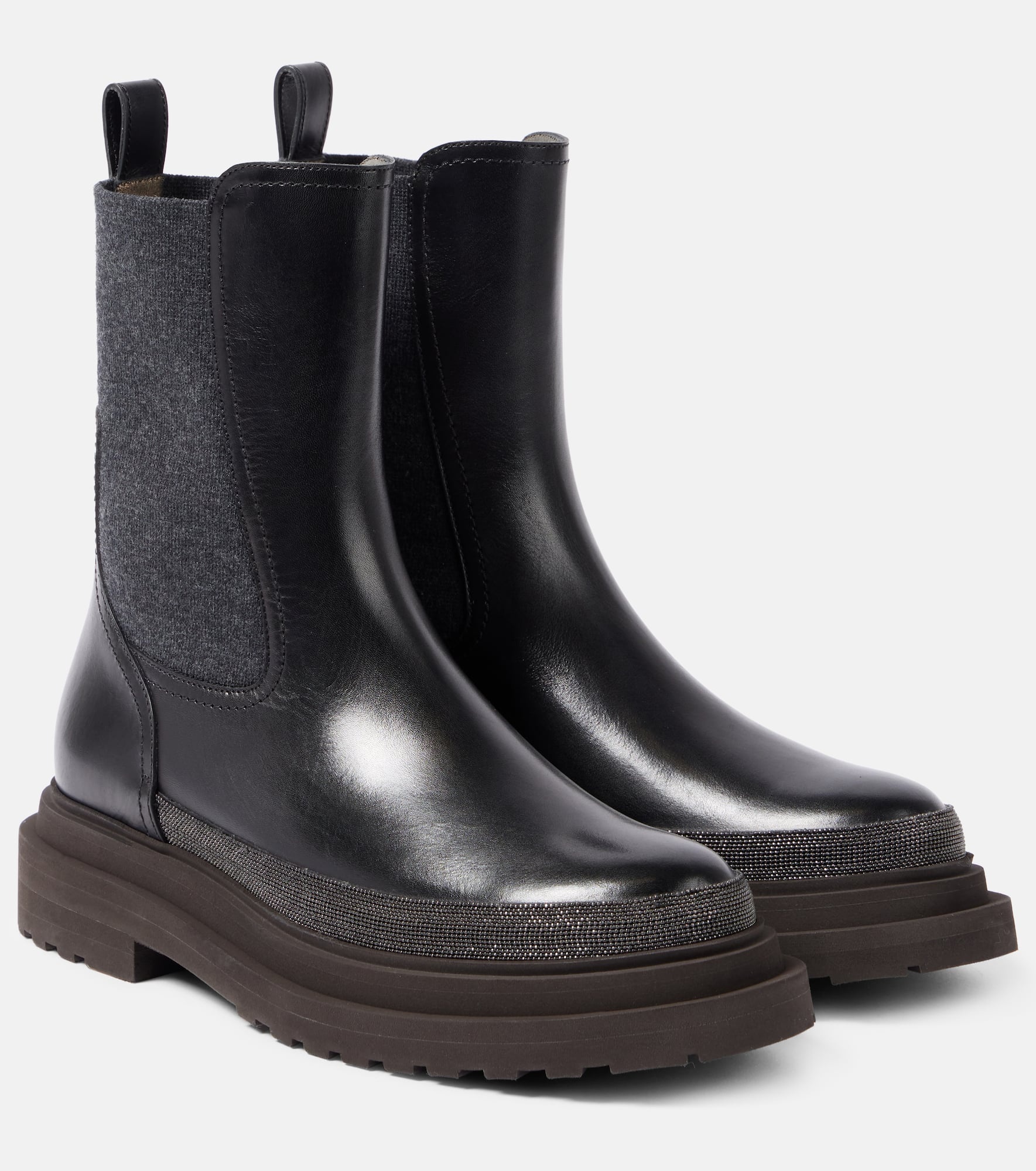 Leather Chelsea boots - 1