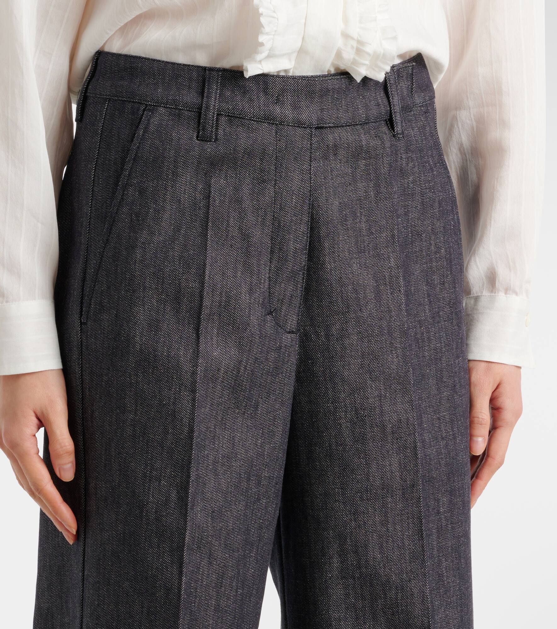 Pure Love high-rise wide-leg jeans - 4