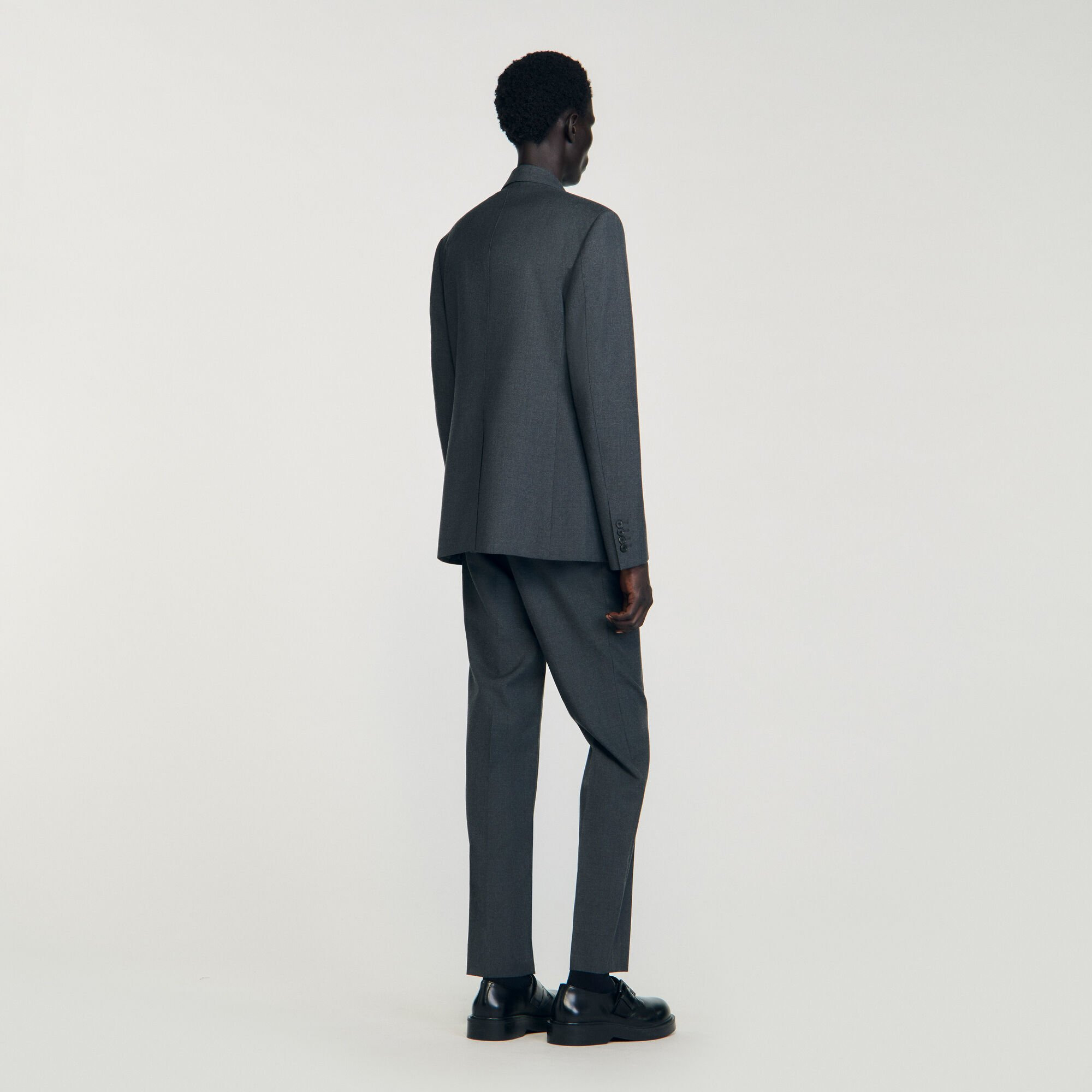 DOUBLE-BREASTED SUIT JACKET - 5