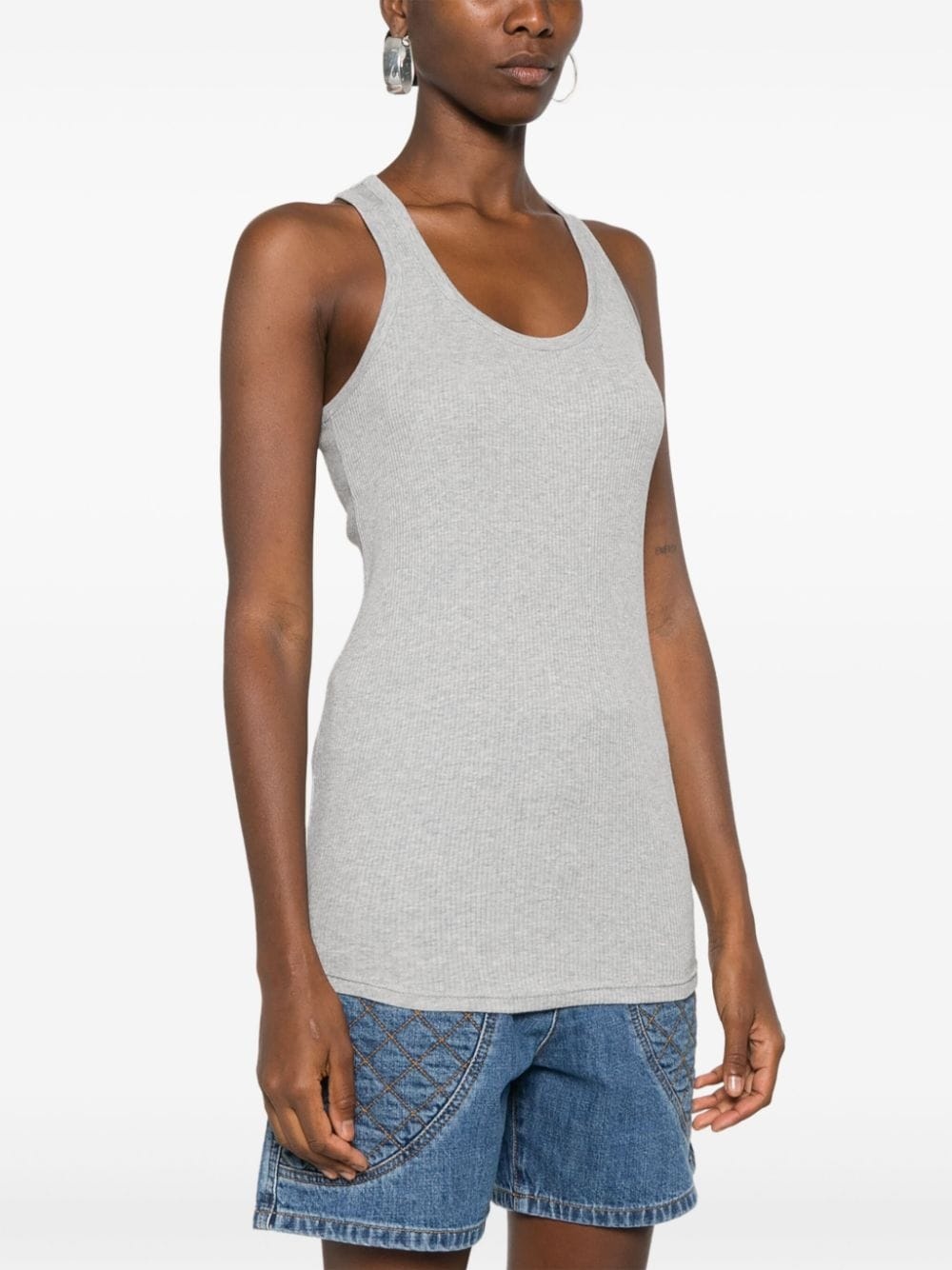 Tysha ribbed tank top - 3