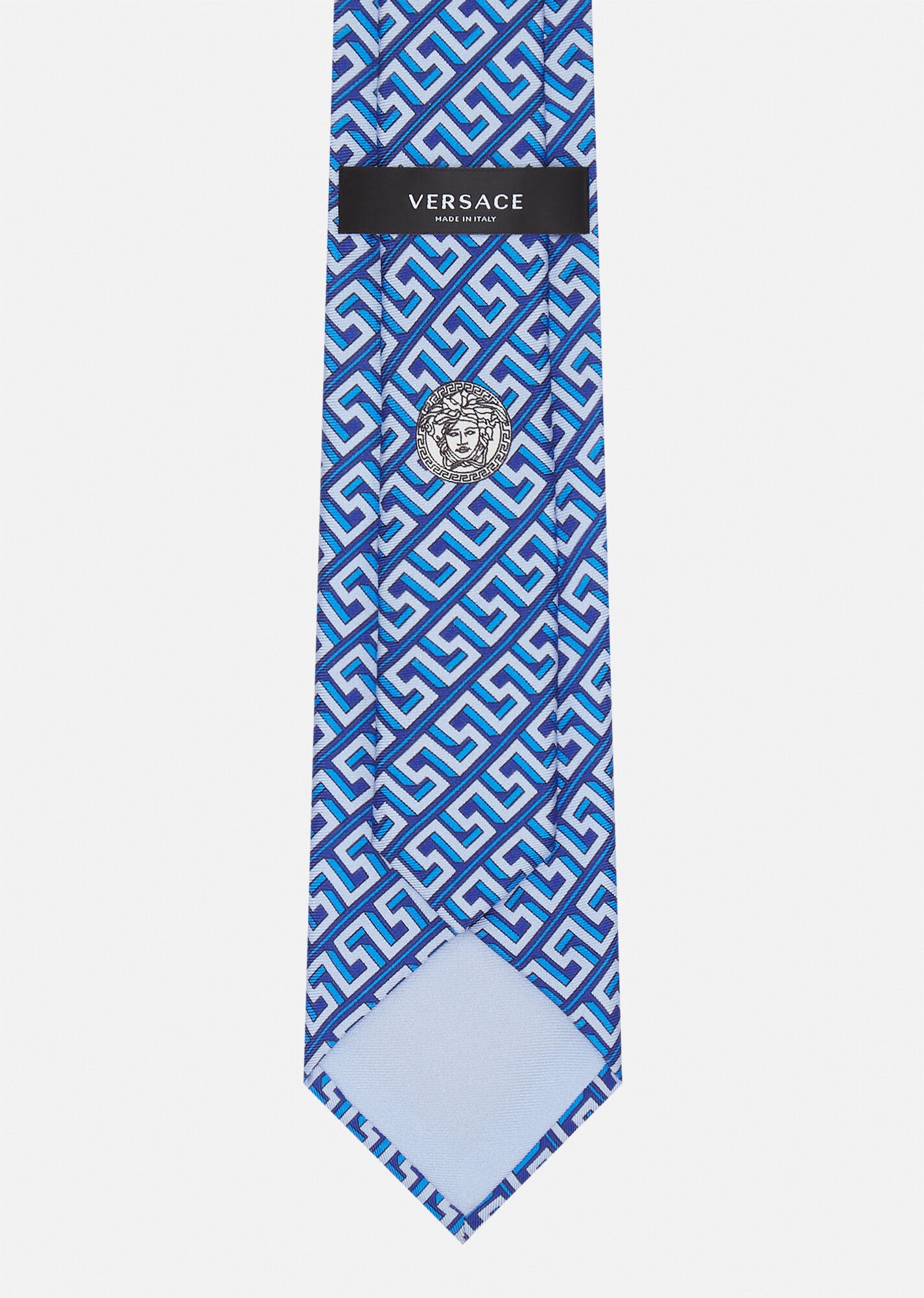 Greca Print Silk Tie - 3