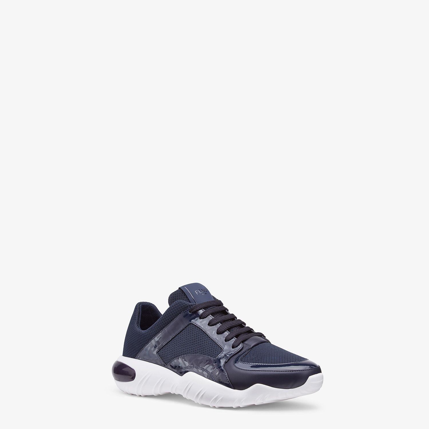 Blue tech fabric sneakers - 2