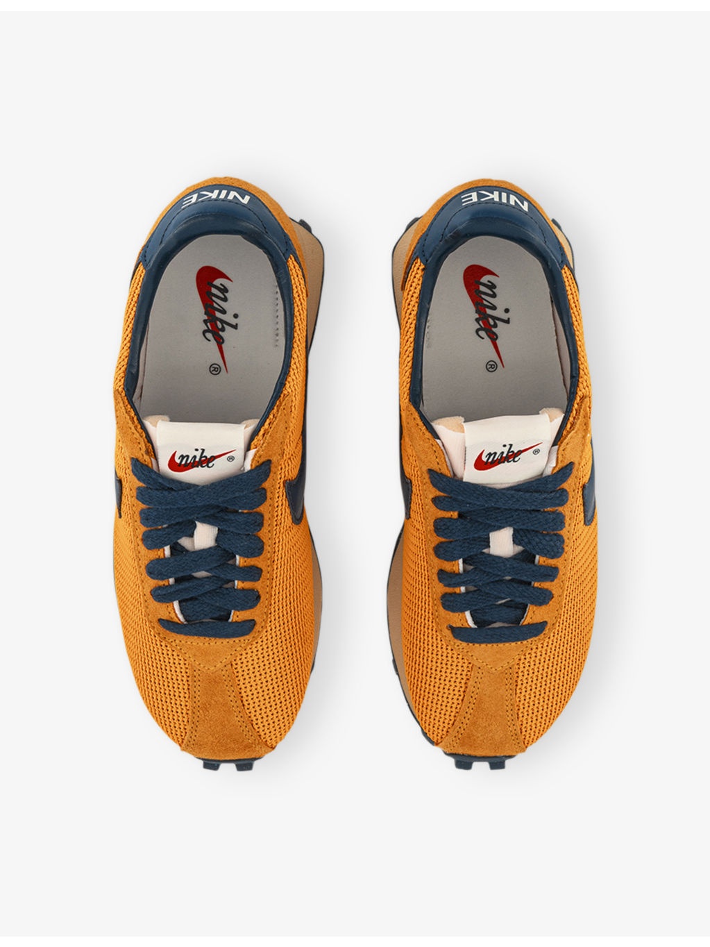 LD 1000 Logo-Embroidered Suede and Mesh Low-Top Trainers - 2