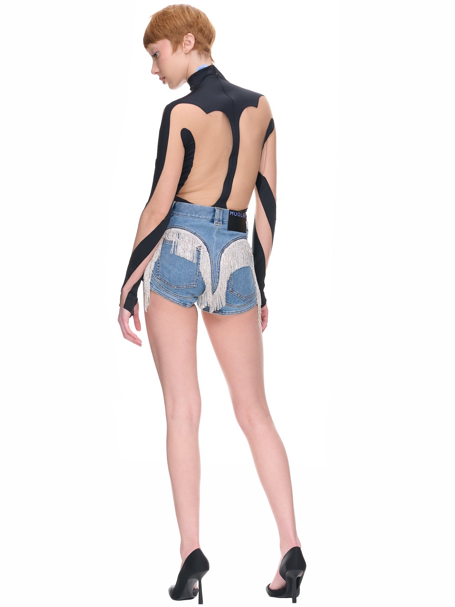 Crystal Fringe Shorts - 6