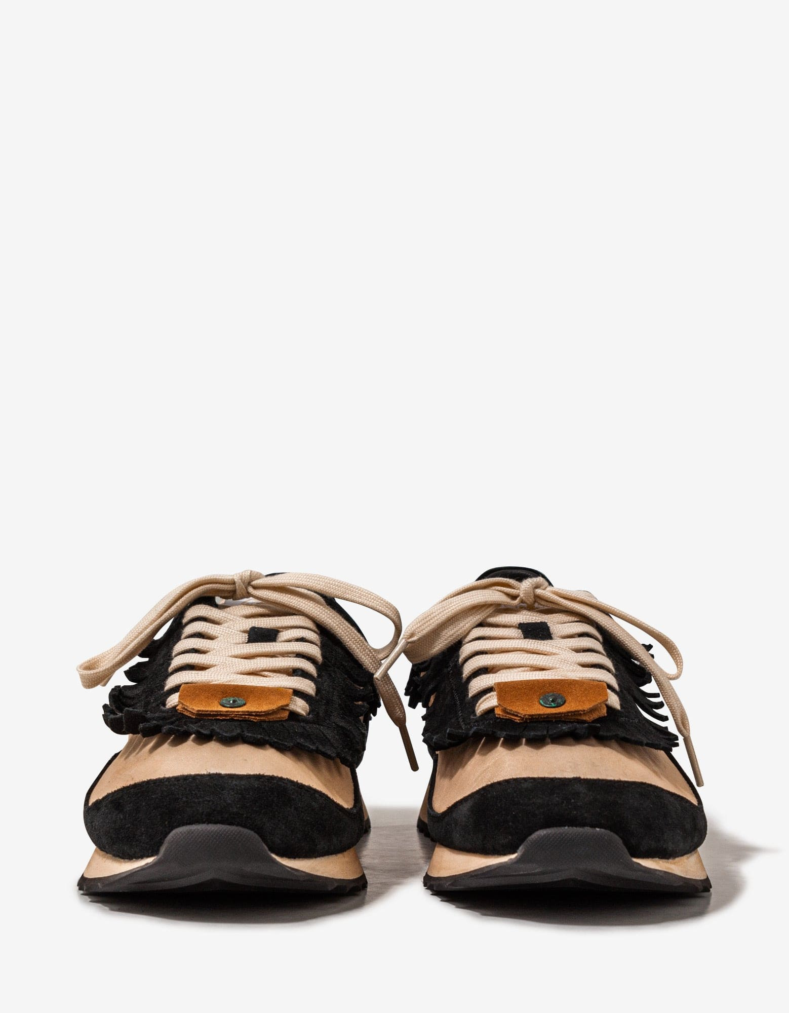 Palm Angels Black Fringe Runner Trainers - 4