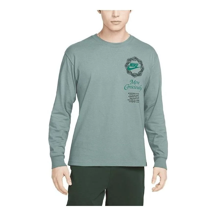 Nike Sportswear Long-Sleeve T-Shirt (아시아 소매) 'Teal' DN5141-041 - 1