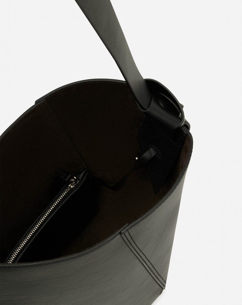 LEATHER PM HOBO TIE BAG 5