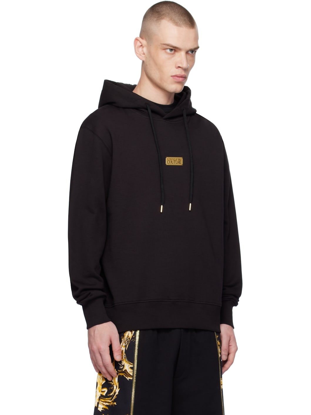 Black Logo Regular-Fit Hoodie - 2