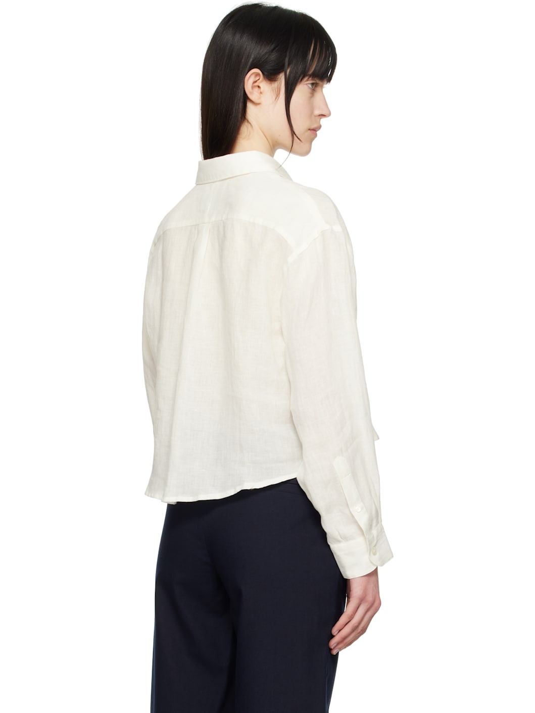 A. P.C. Off-White Sophie Logo Shirt - 3