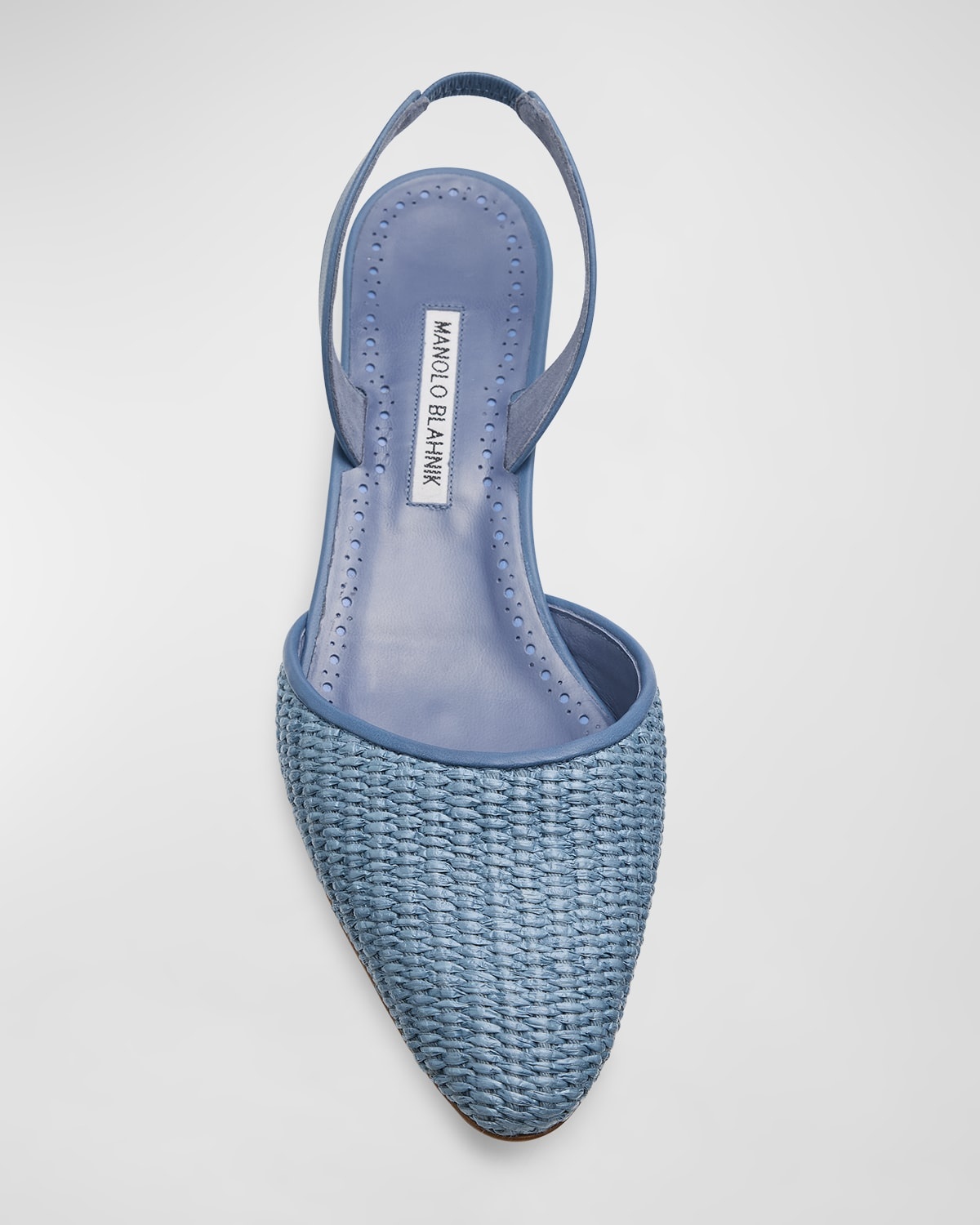 Woven Slingback Ballerina Pumps - 5