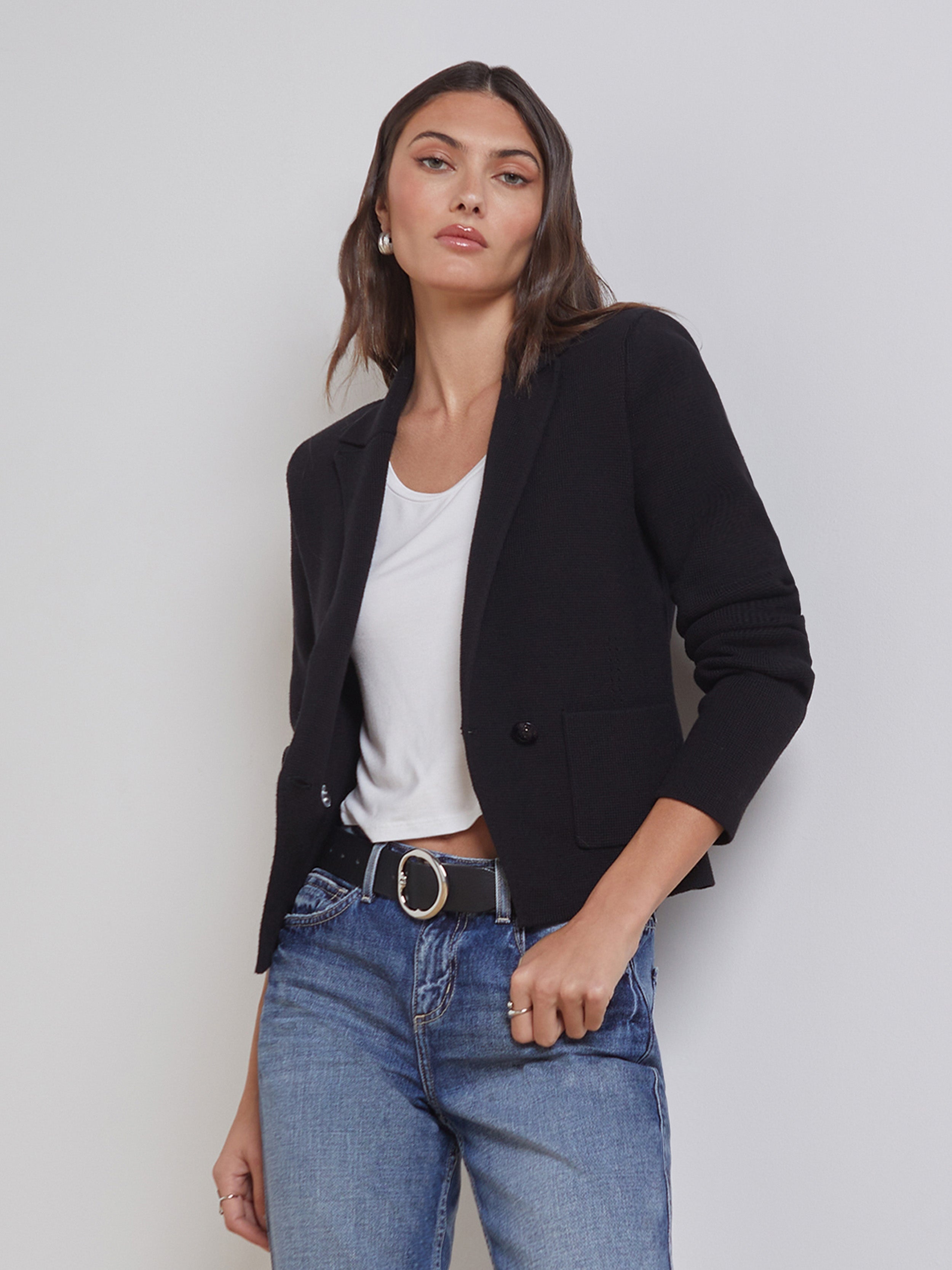 Sofia Knit Blazer - 2