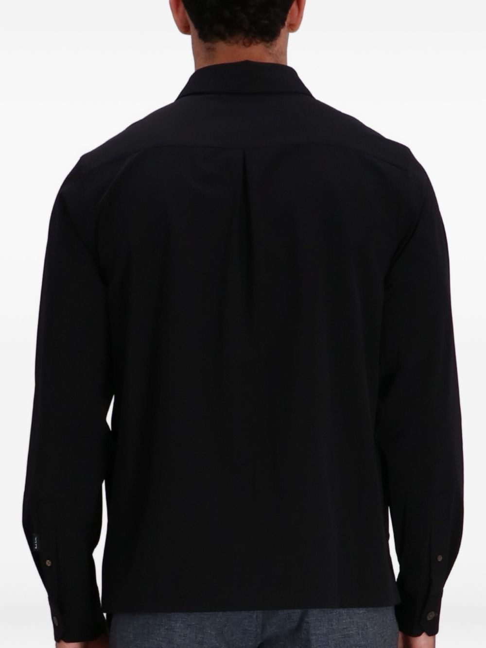 long-sleeve button-fastening shirt - 4