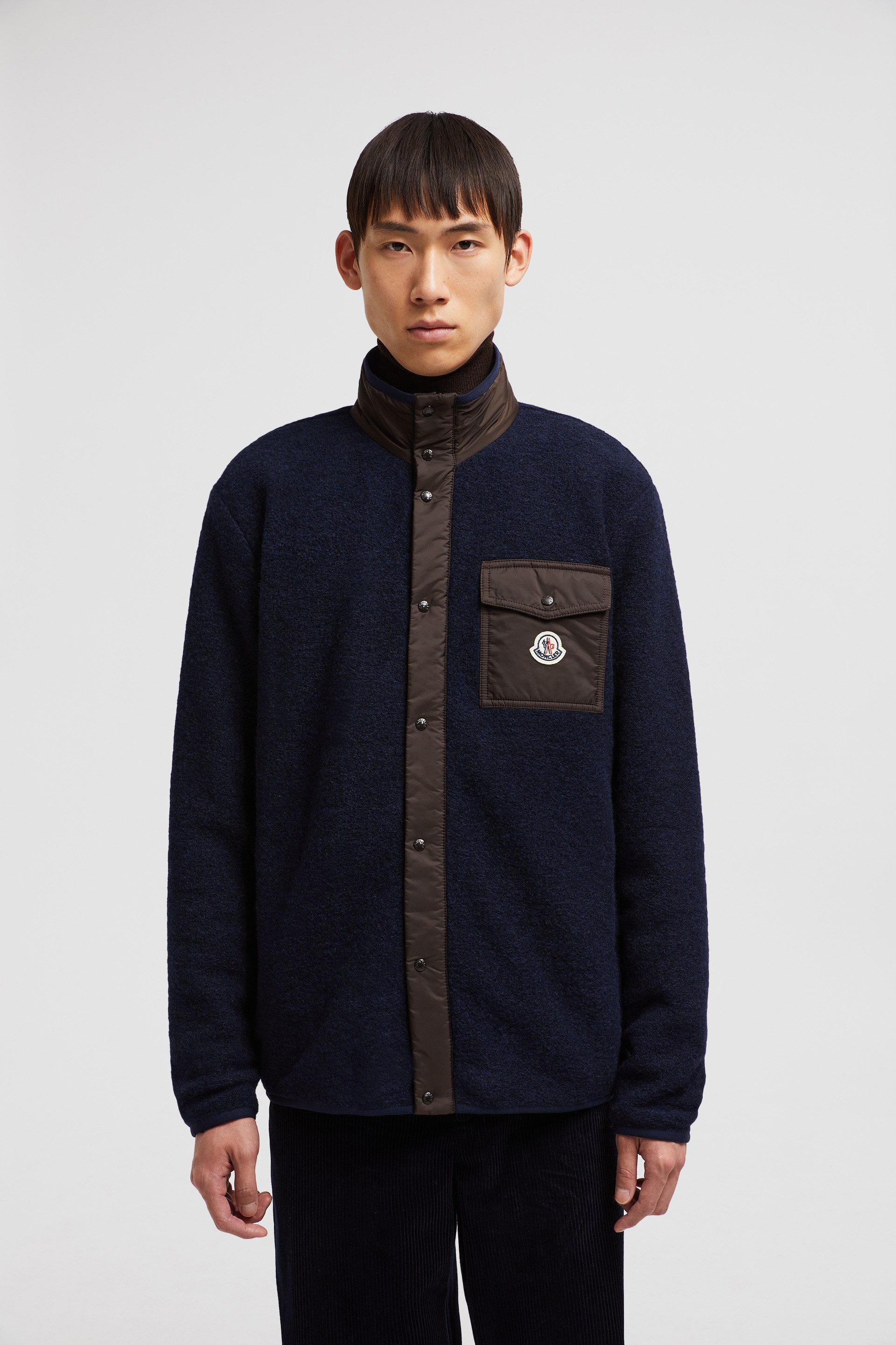 Wool Blend Zip-Up Sweatshirt - 3