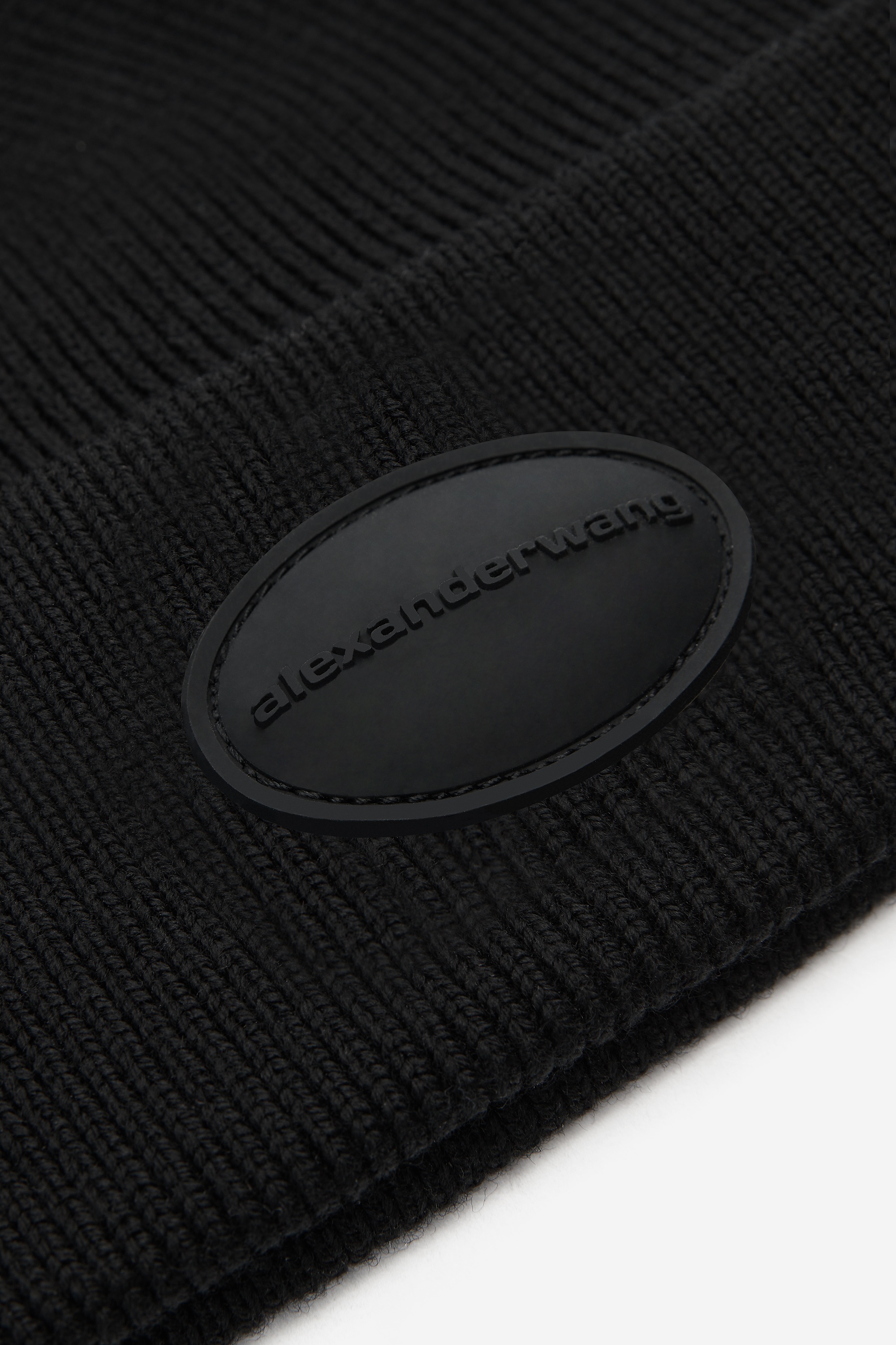 dome logo beanie in ribbed wool stretch - 3