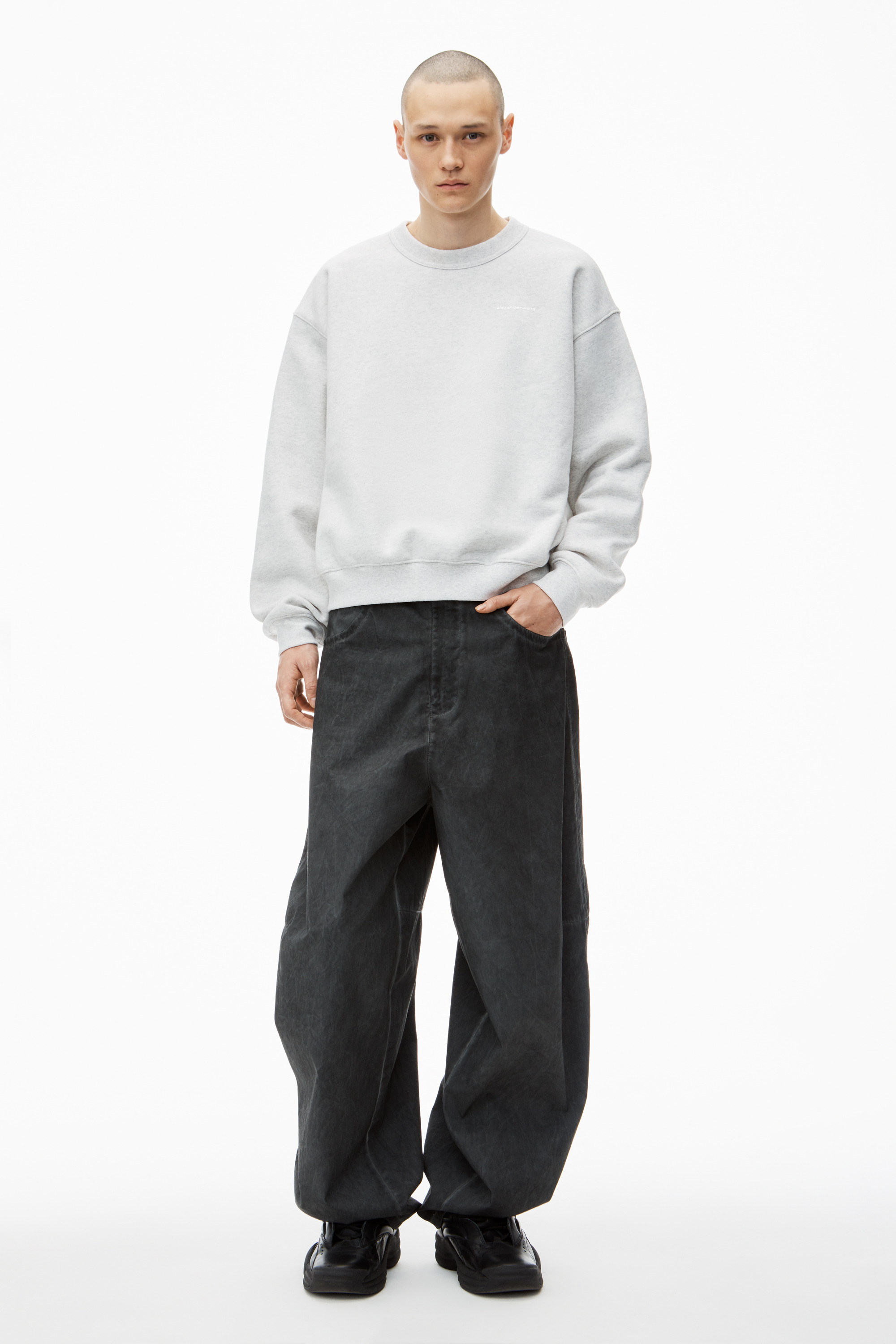 UNISEX CREWNECK SWEATSHIRT IN DENSE FLEECEÂ - 6