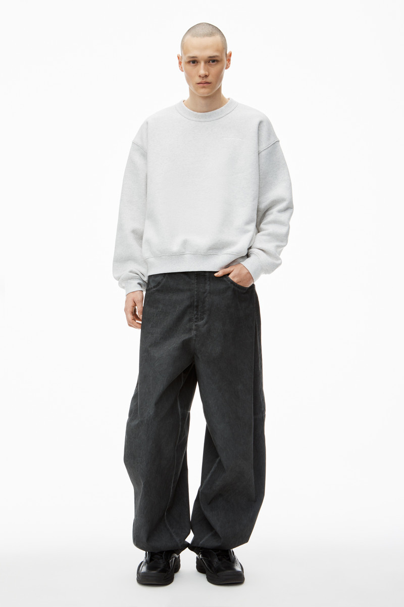 Alexander Wang UNISEX CREWNECK SWEATSHIRT IN DENSE FLEECEÂ outlook