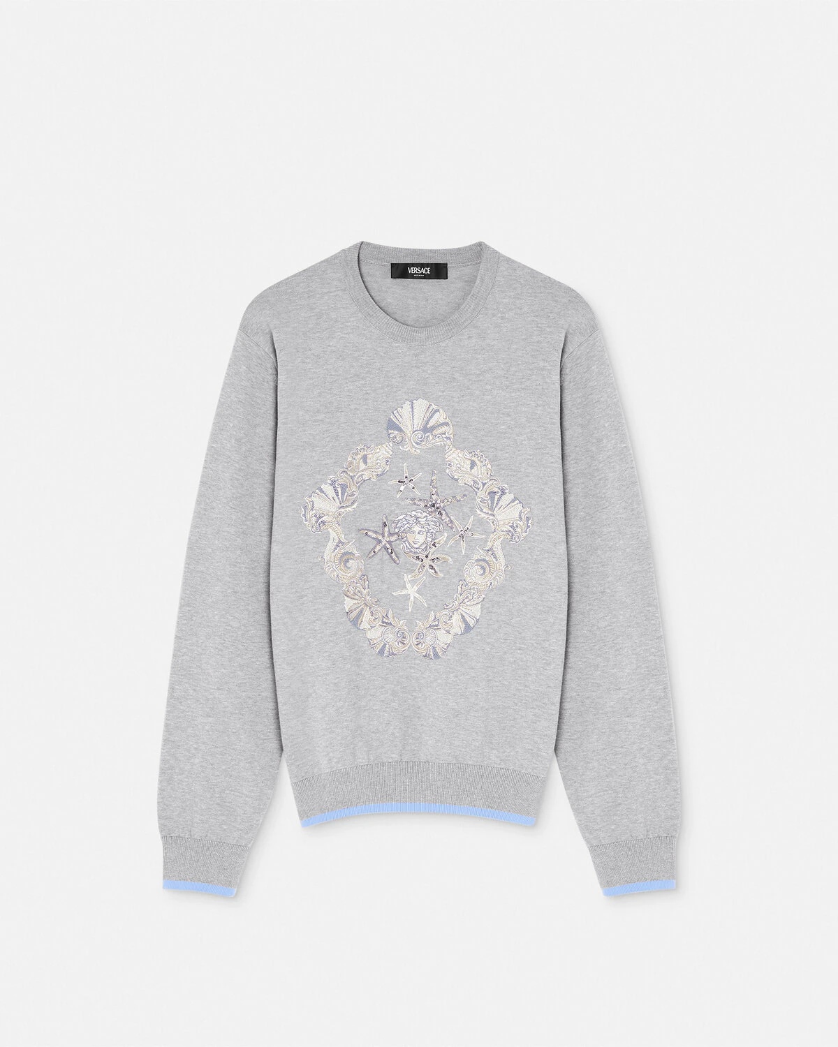 Embroidered Shell Blasone Sweater - 1