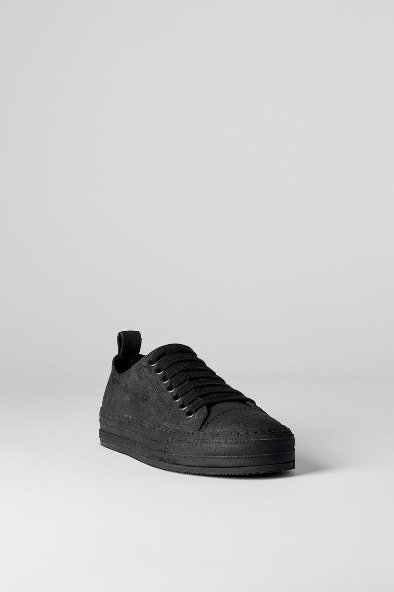 Gert Low Top Sneakers Crosta Painted Black - 2