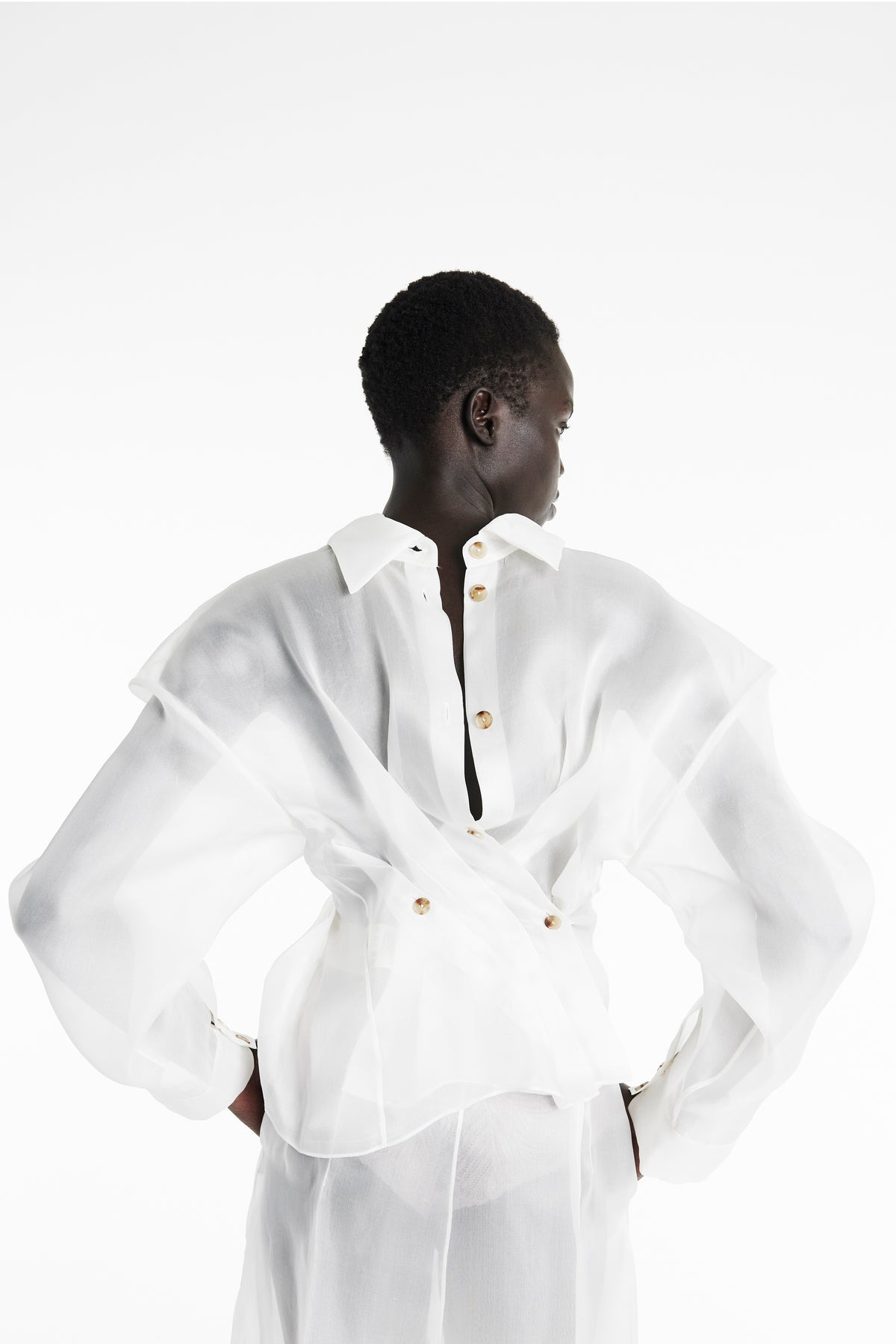 NEW TWISTED SHIRT WHITE - 2