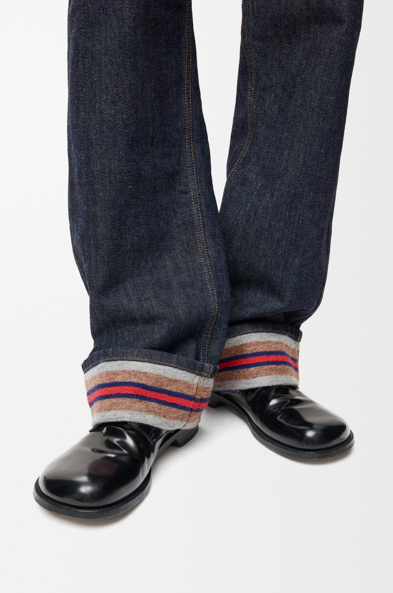 Turn-up jeans in denim 5
