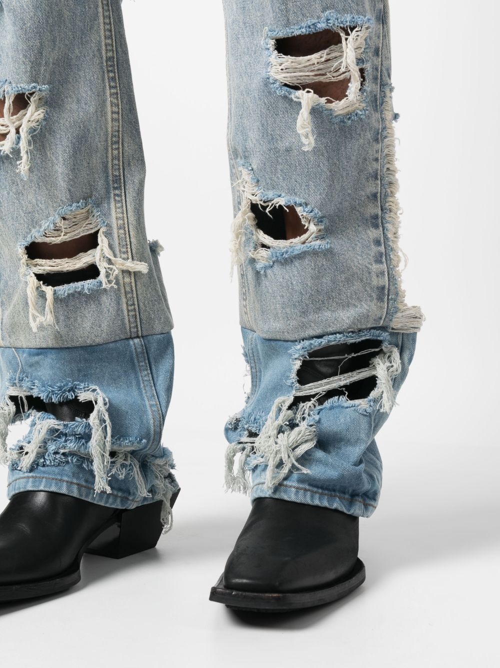 Gnarly distressed jeans - 5
