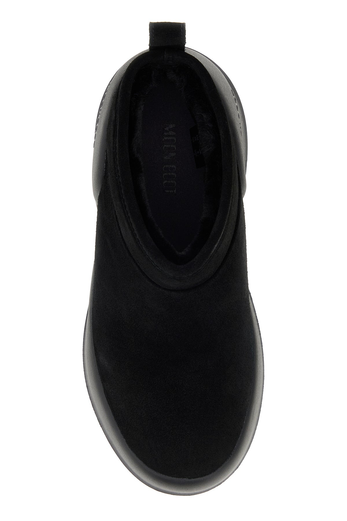Black suede Mezzaluna ankle boots - 4