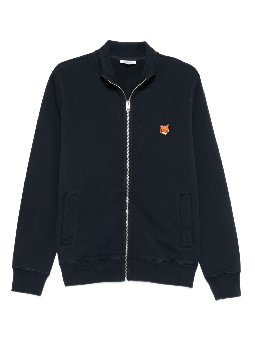 Fox Head Cotton Zipped Sweatshirt - 1