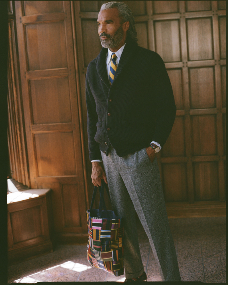 MADE-IN-USA PATCHWORK SILK REPP TOTE BAG 6