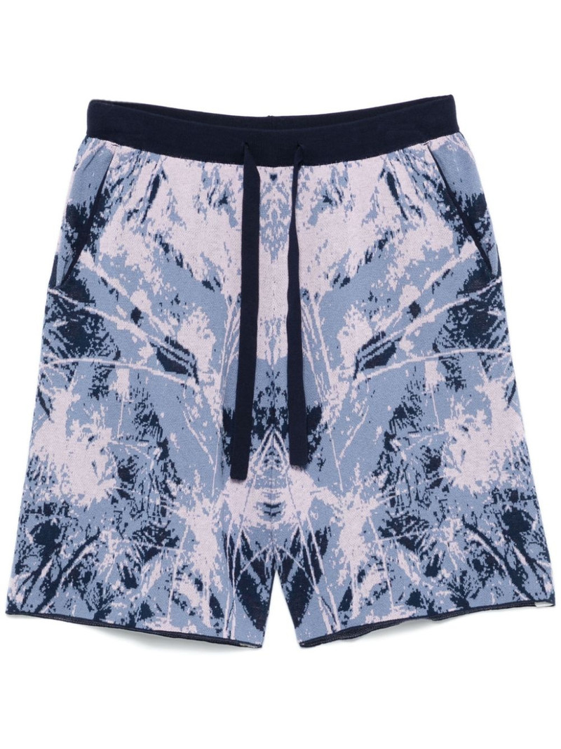 jungle-pattern shorts 1