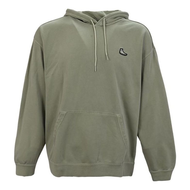 Converse Go To Embroidered Sneaker Patch Hoodie 'Green' 10025456-A05 - 1