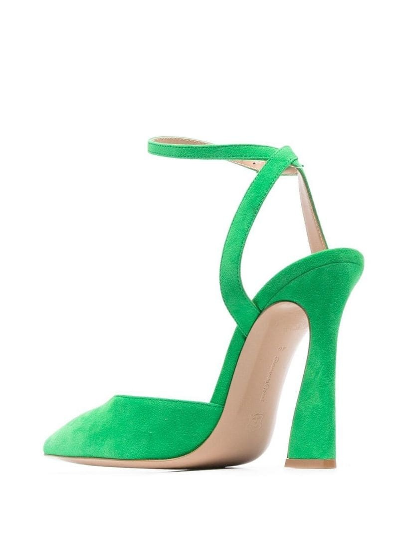 Aura D'Orsay 80mm suede pumps - 3