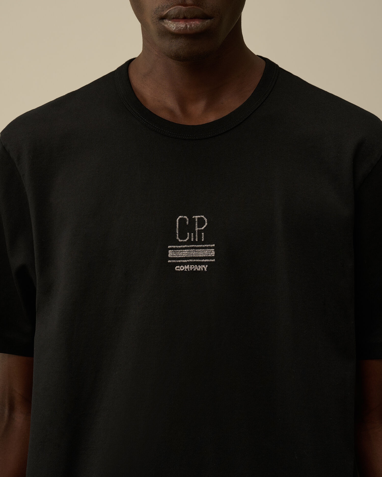 C.P. Company Mercerized 30/2 Jersey Twisted Small Logo T