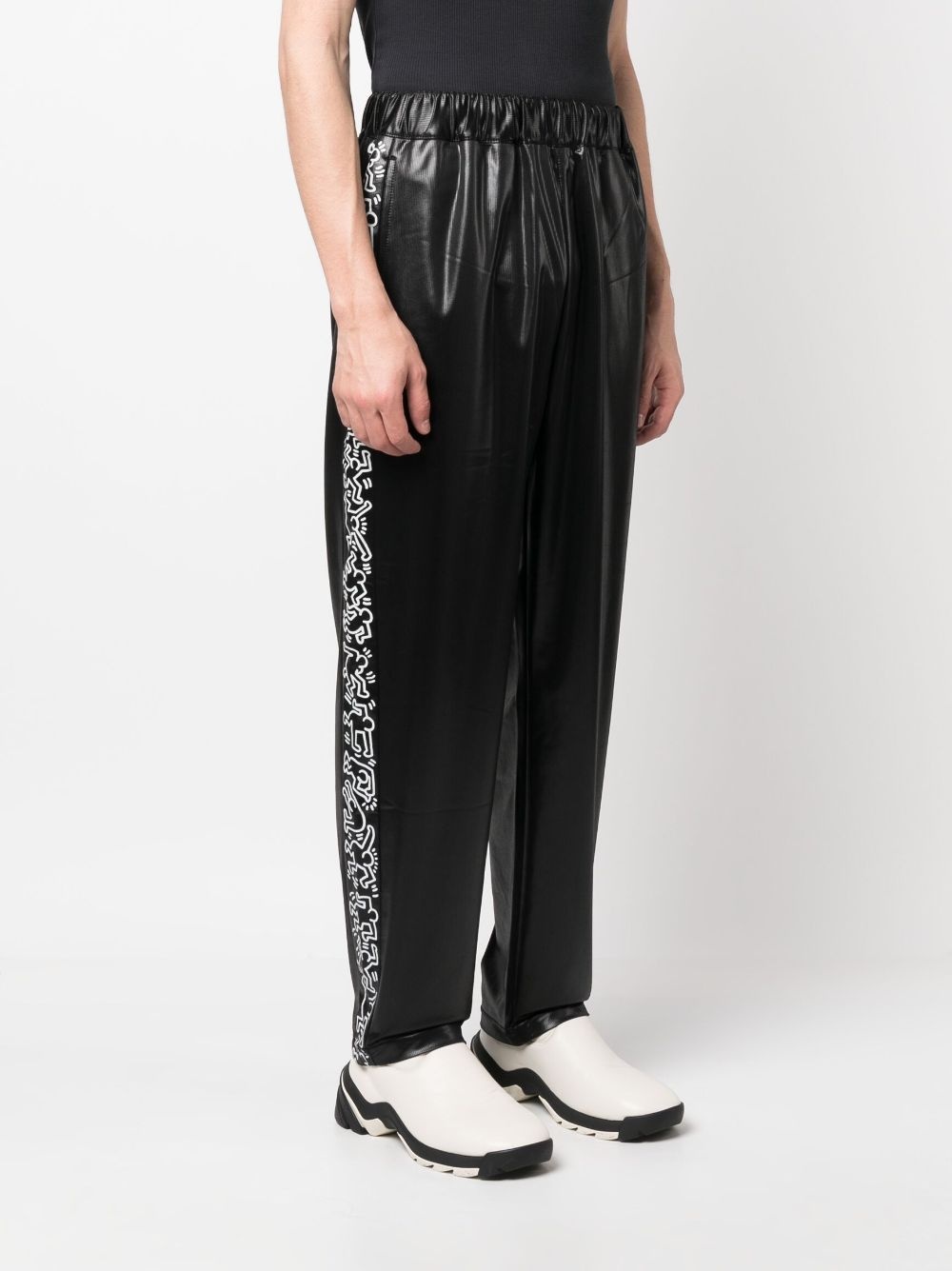 Keith Haring tape-detailing track pants - 3