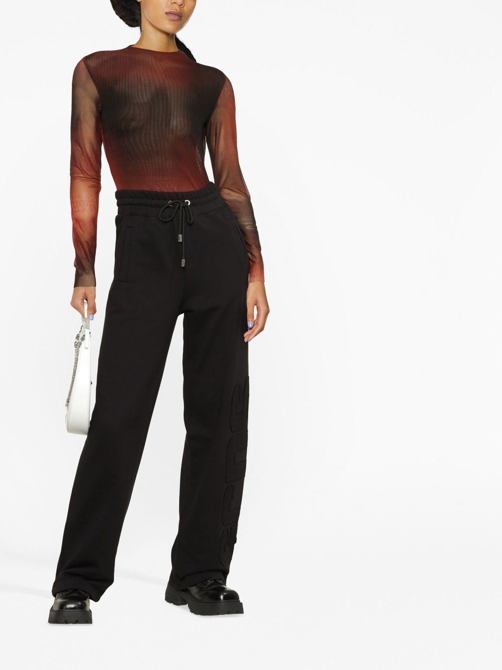appliqué logo track pants - 2