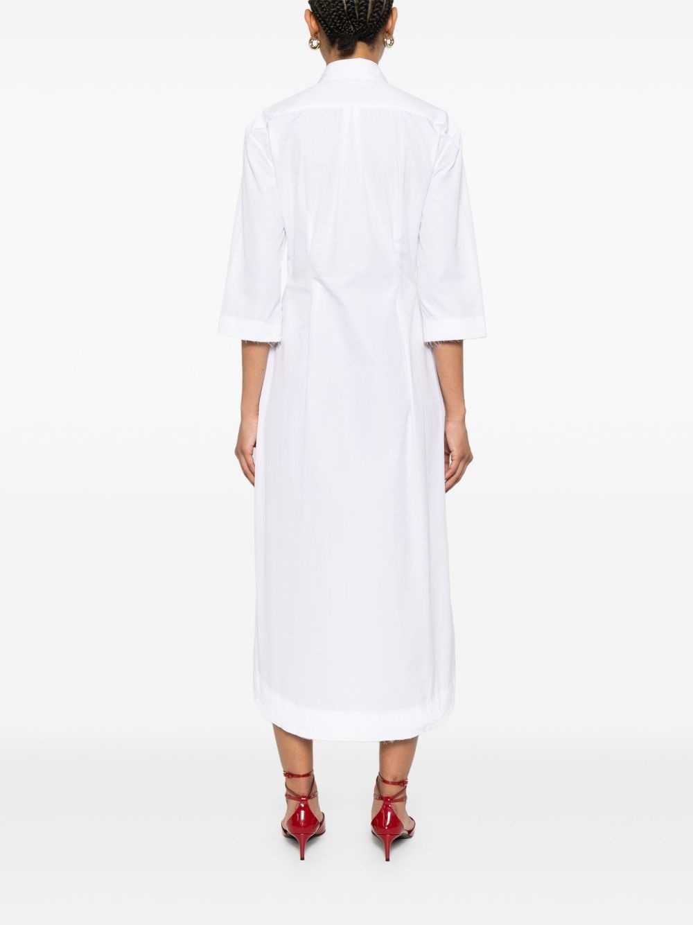 cotton midi dress - 4