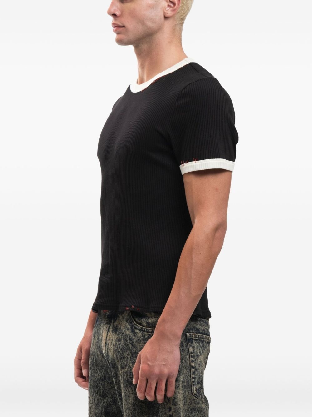 Ribbed Ringer T-shirt - 2