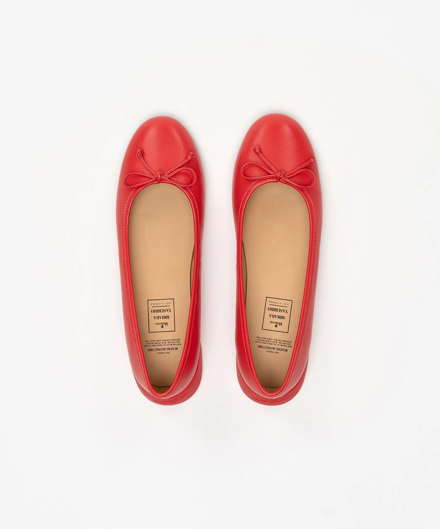 "JANE" Leather Ballet Shoes - 1