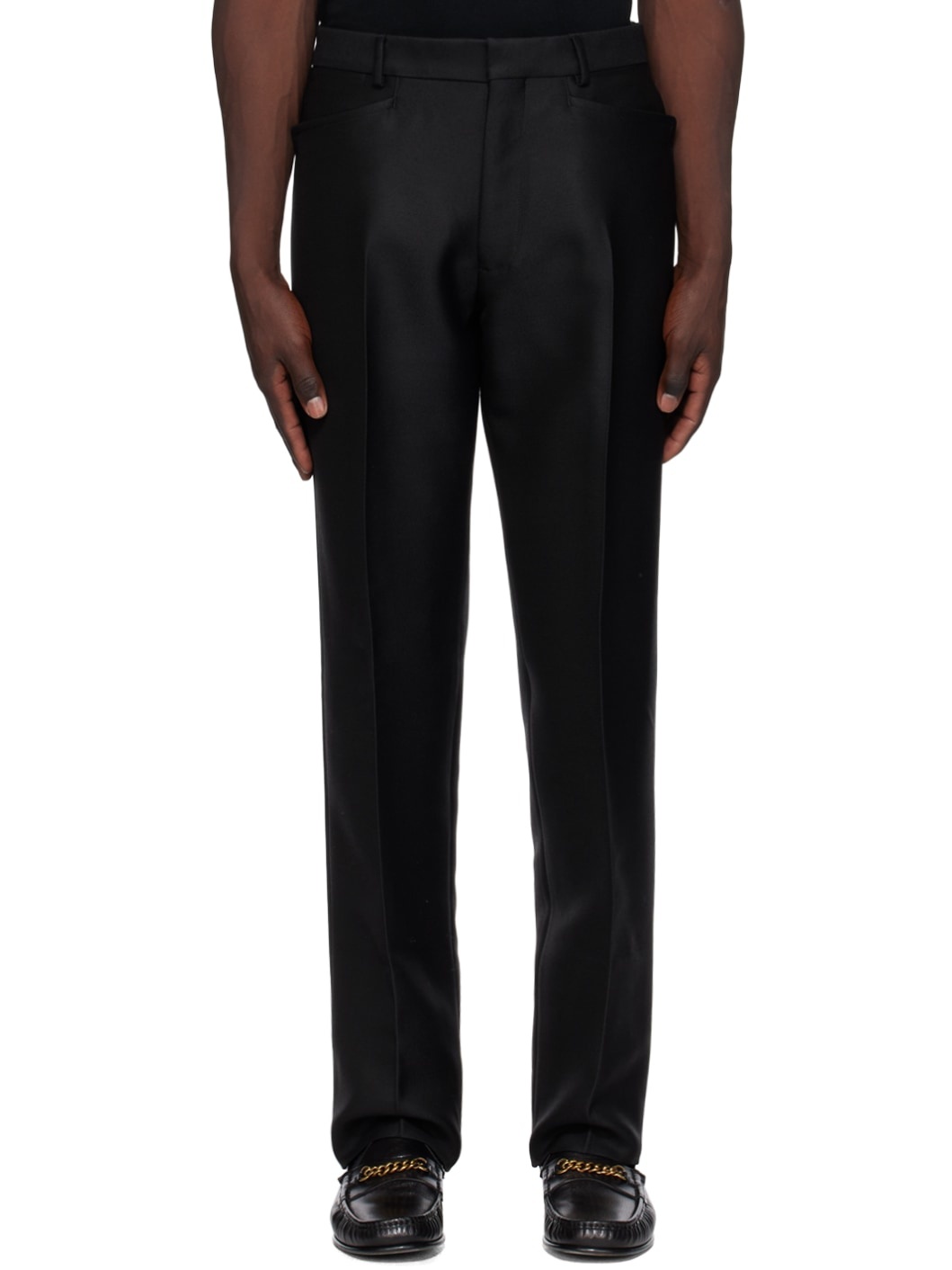 Black Atticus Trousers - 1