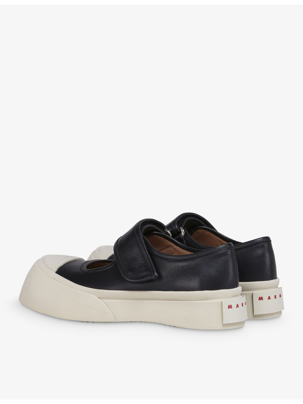 Pablo flatform-sole leather shoes - 4