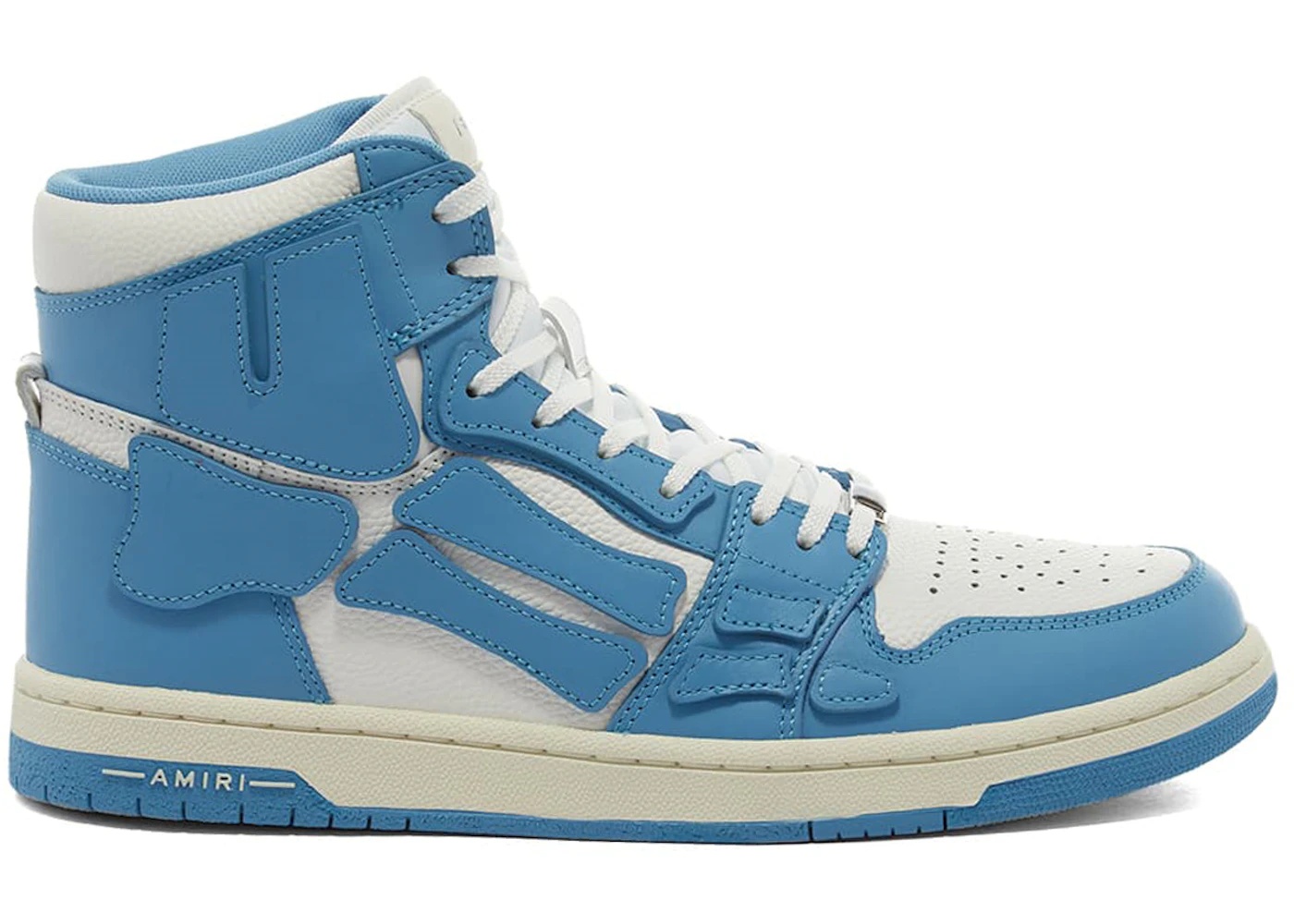 AMIRI Skel Top Hi Powder Blue White - 1