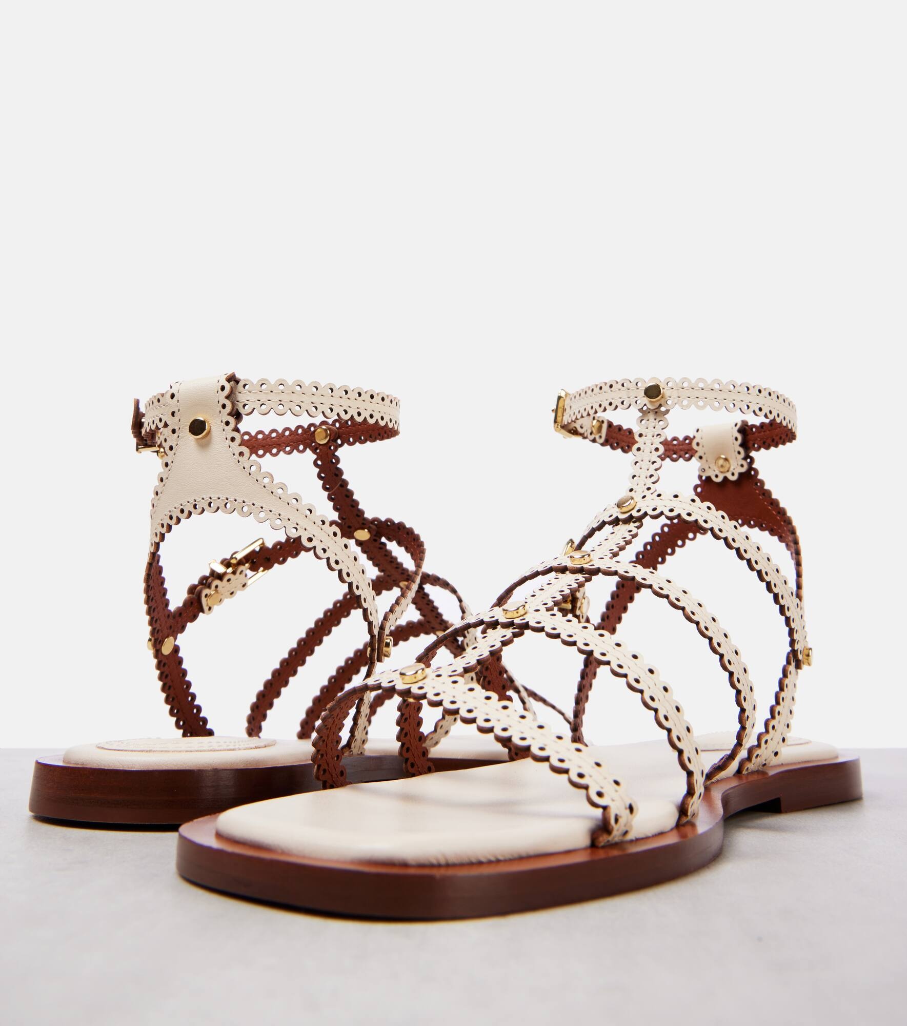 Goldie leather sandals - 5