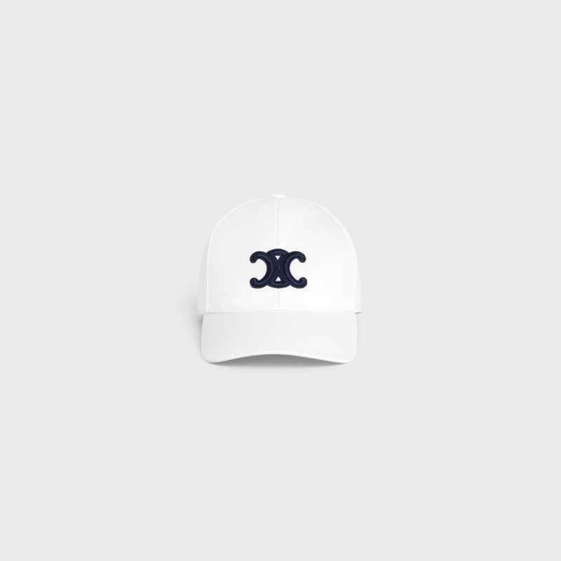 CELINE TRIOMPHE BASEBALL CAP IN COTTON outlook
