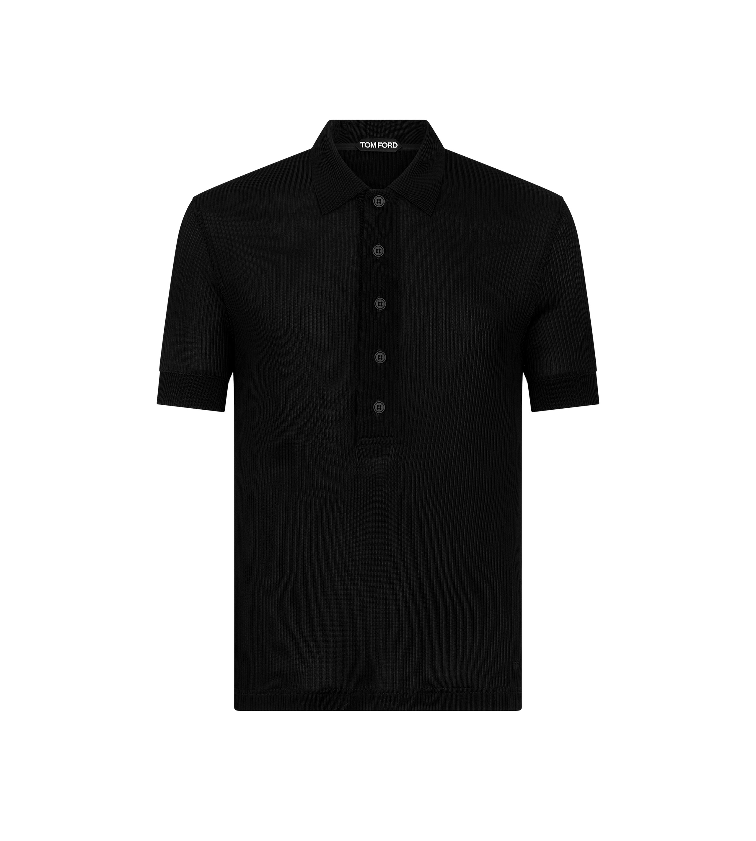 LUSTER VISCOSE RIB POLO - 1