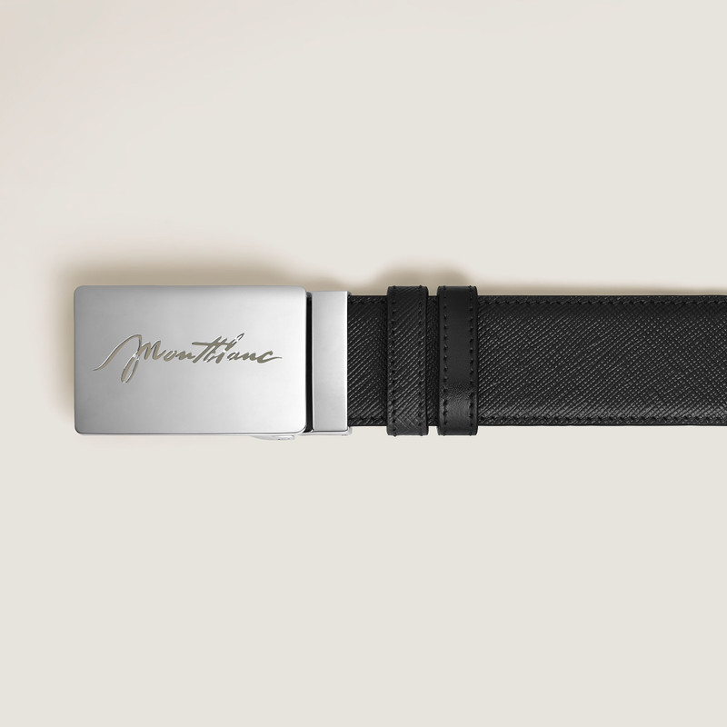 Montblanc 35 MM REVERSIBLE BELT IN SARTORIAL LEATHER WITH PLATE BUCKLE outlook