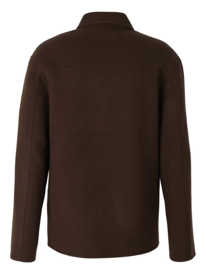 OFFICINE GÉNÉRALE button-fastening patch-pocket jacket outlook
